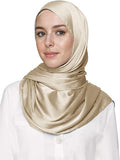 Premium Satin Silk Hijab – Glossy & Elegant | Multiple Colors