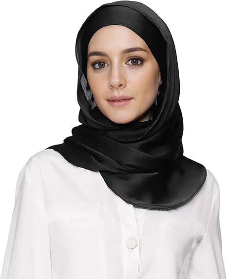 Premium Satin Silk Hijab – Glossy & Elegant | Multiple Colors